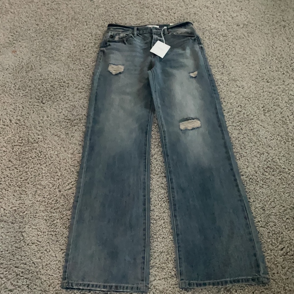 KanCan Blue Wide Leg Jeans - Picture 5 of 8